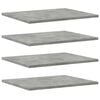 vidaXL B&oacute;kahillur 8 stk. Steypugr&aacute;ar 40x50x1,5 cm Samsettur Vi&eth;ur