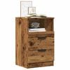 vidaXL N&aacute;ttbor&eth;ssk&aacute;pur Old Wood 40x36x65 cm Engineered Wood
