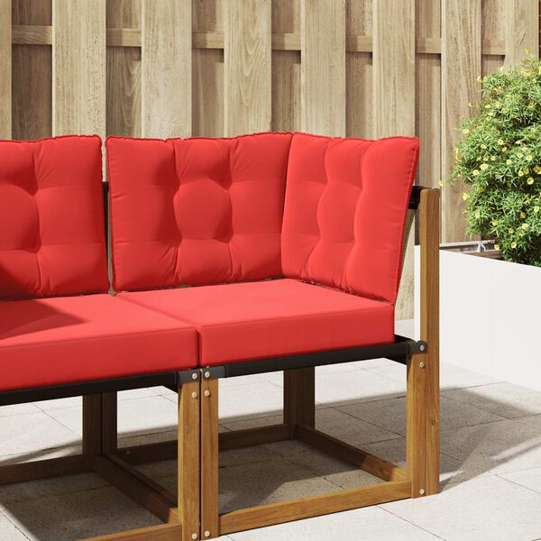 vidaXL Utandyriss&oacute;fap&uacute;&eth;i 3 pcs Rau&eth;ur P&oacute;l&yacute;ester