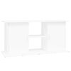 vidaXL Fiskab&uacute;rsstandur Hv&iacute;tur 121x41x58 cm Samsettur vi&eth;ur