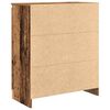 vidaXL skenkur me&eth; sk&uacute;ffum Old Wood 71x35x84 cm Engineered Wood