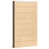 vidaXL Geisladiskask&aacute;pur Br&uacute;n eik 102x23x177,5 cm Hanna&eth;ur vi&eth;ur