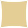 vidaXL Sólskyggnisegl Sandhvítt 2x2 m 100% Pólýester Oxford