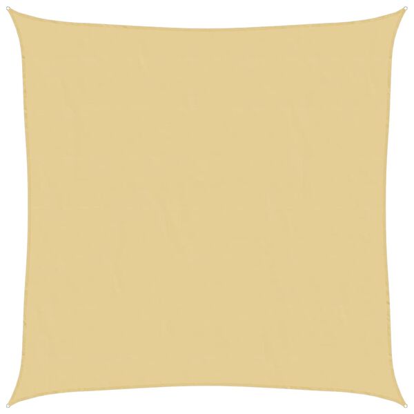 vidaXL Sólskyggnisegl Sandhvítt 2x2 m 100% Pólýester Oxford