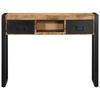 vidaXL Console Bor&eth; 100x35x75 cm Solid Groft Wood Mango