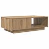 vidaXL S&oacute;fabor&eth; me&eth; sk&uacute;ffu Artisan Eik 95 x 55 x 31 cm Samsettur vi&eth;ur