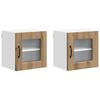 vidaXL Eldh&uacute;s sk&aacute;pur Kalmar 2 pcs Artisan Eik 40 x 31 x 40 cm