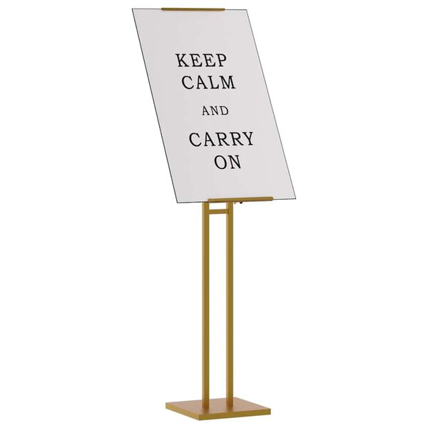 vidaXL S&yacute;ningarskj&aacute;r gold 26,5 x 26,5 x 150 cm St&aacute;l