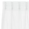 vidaXL Voile gard&iacute;na 2 pcs Hv&iacute;tt 175 x 140 cm P&oacute;l&yacute;ester