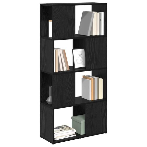 vidaXL Sj&oacute;nvarpssk&aacute;pasett Svartur 60 x 24 x 125,5 cm Samsettur vi&eth;ur