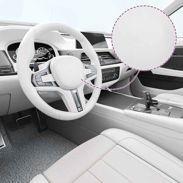 vidaXL B&iacute;lafilmur 2 stk. 4D Hv&iacute;tur 100x150 cm + 50x150 cm