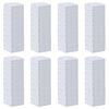 vidaXL Efnish&aacute;&eth; hundap&uacute;&eth;i 400 pcs Svartur og Hv&iacute;tt 60 x 45 cm