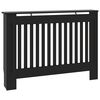 vidaXL Ofnhl&iacute;f Sv&ouml;rt 112x19x81,5 cm Samsettur vi&eth;ur