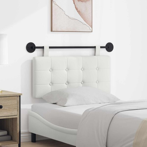 vidaXL Hengisk&aacute;li Vegghengt Hv&iacute;t 100 x 55 x 5 cm Gervile&eth;ur