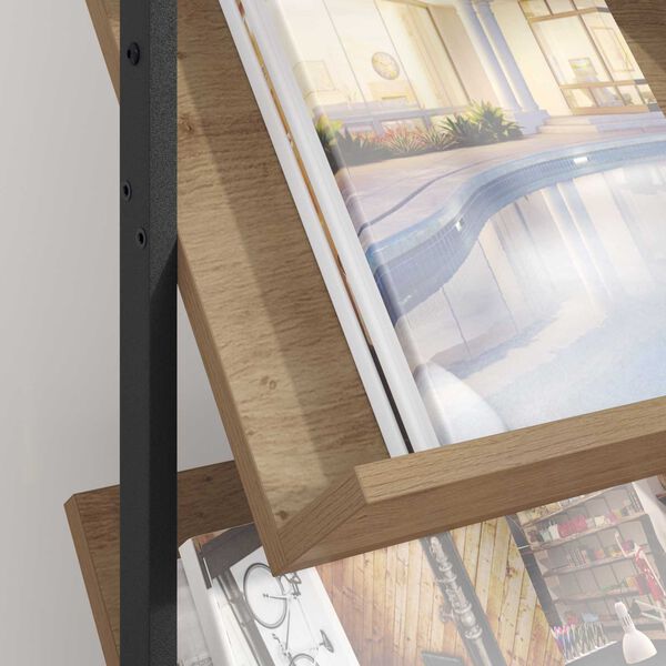 vidaXL T&iacute;marit Hillur Artisan Eik 68 x 40 x 123.5 cm Samsettur vi&eth;ur