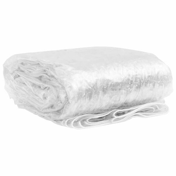 vidaXL Tært presenning með augnglerjum 1x10 m PVC