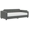 vidaXL Svefns&oacute;fi me&eth; D&yacute;nu D&ouml;kkgr&aacute;r 90x190 cm Tau&aacute;kl&aelig;&eth;i