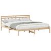 vidaXL Ramsv&iacute;k Br&uacute;nn 200 x 200 cm Solid furuhikk