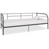 vidaXL Svefns&oacute;far&uacute;mgrind Gr&aacute;r M&aacute;lmur 90x200 cm