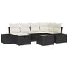 vidaXL S&oacute;fasett me&eth; p&uacute;&eth;i 7 pcs p&oacute;l&yacute;rattan