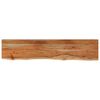 vidaXL Bor&eth;plata 180x30x3,8cm R&eacute;tthyrnd Gegnheil Akas&iacute;a N&aacute;tt&uacute;rul. Br&uacute;n