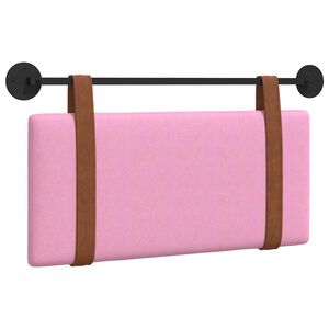 vidaXL Hengisk&aacute;li Vegghengt Einlita Bleikur 90 x 55 x 5 cm Forn PU