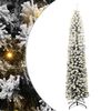 vidaXL Gervi j&oacute;latr&eacute; me&eth; 300 LED Gr&aelig;nn 210 cm PVC, st&aacute;l og plast