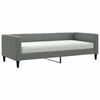 vidaXL Svefns&oacute;fi me&eth; D&yacute;nu D&ouml;kkgr&aacute;r 90x190 cm Tau&aacute;kl&aelig;&eth;i