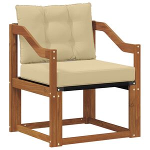 vidaXL &Uacute;tis&oacute;fi Fast Acacia tr&eacute; og Textilene N&aacute;tt&uacute;rulegur