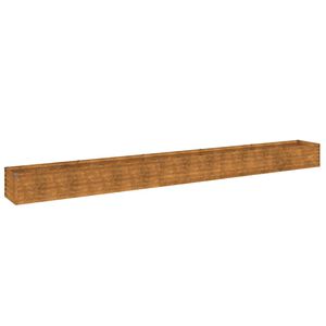 vidaXL upph&aelig;kka&eth; gar&eth;be&eth; 482x50x36 cm &uacute;r corten st&aacute;li
