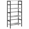 vidaXL Hilla Gr&aacute;r Sonoma 60 x 29,5 x 115 cm Samsettur vi&eth;ur
