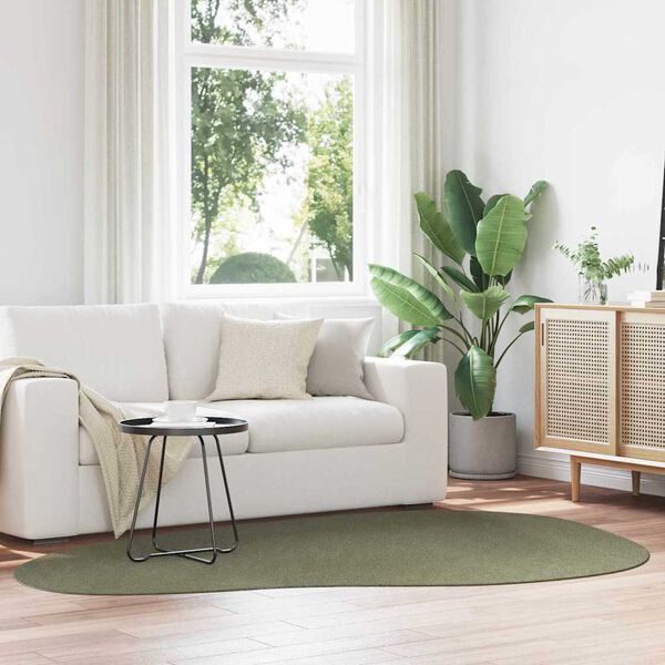 vidaXL Sv&aelig;&eth;isteppi HUARTE Sk&oacute;gargr&aelig;nt 160 x 230 cm P&oacute;l&yacute;ester