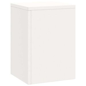 vidaXL Bl&oacute;mastandur 3 pcs Hv&iacute;tt St&aacute;l