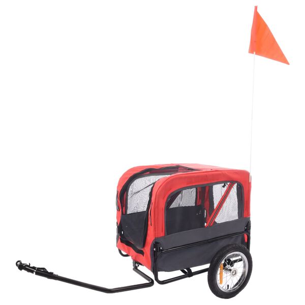 FLAMINGO Hundakerra fyrir Rei&eth;hj&oacute;l "Romero" Rau&eth; 59,5x43x51 cm