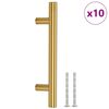 vidaXL Sk&aacute;pur Handf&ouml;ng 10 stk Gulllitu&eth; 96 mm Ry&eth;fr&iacute;tt st&aacute;l