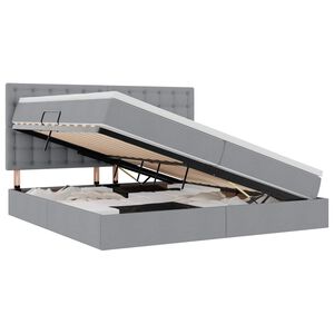 vidaXL R&uacute;m me&eth; geymslur&yacute;mi og LED Lj&oacute;sgr&aacute;r 200 x 200 cm P&oacute;l&yacute;ester