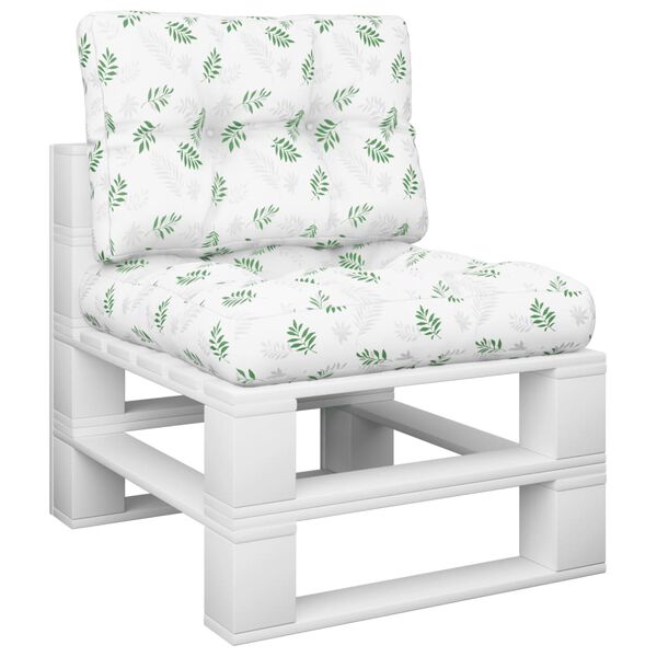 vidaXL Sessur fyrir Brettas&oacute;fa 2 stk. Laufamynstur Tauefni