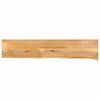 vidaXL Bor&eth;plata me&eth; N&aacute;tt&uacute;rulegum Br&uacute;num 160x40x2,5 cm Mang&oacute;vi&eth;ur