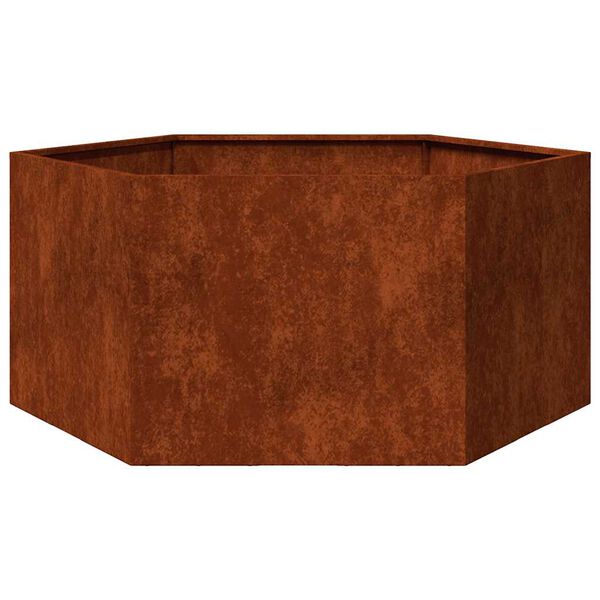 vidaXL Gr&oacute;&eth;ursetningu Rusty 90x90x45 cm Corten St&aacute;l