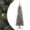 vidaXL Gervi j&oacute;latr&eacute; me&eth; 150 LED Gr&aelig;nn 120 cm PVC, plast og st&aacute;l