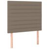 vidaXL H&oacute;lfa&eth; Springr&uacute;m me&eth; D&yacute;nu Br&uacute;ngr&aacute;tt 120x190 cm Tauefni