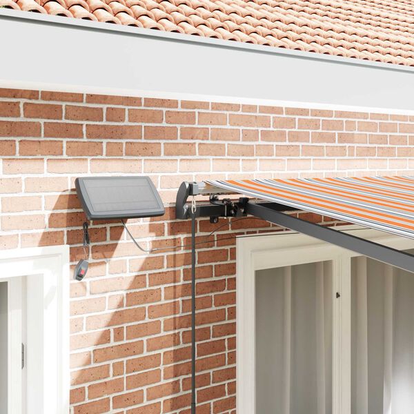 vidaXL H&aelig;gt a&eth; draga saman skyggni Marglitur 300 x 250 cm d&uacute;kur