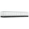 vidaXL St&oacute;rt Fuglab&uacute;r me&eth; Framlengingu Silfurlita&eth; 1139x307x212cm St&aacute;l