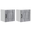 vidaXL Eldh&uacute;s sk&aacute;pur Kalmar 2 pcs Gr&aacute;r Sonoma 40 x 31 x 40 cm