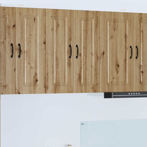 vidaXL Eldh&uacute;s sk&aacute;pur Kalmar 2 pcs Artisan Eik 30 x 31 x 80 cm