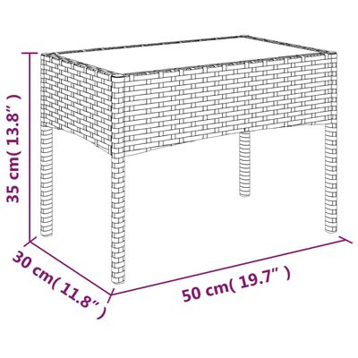 vidaXL 4 Hluta Garðhúsgagnasett með Sessum Pólýrattan Grátt