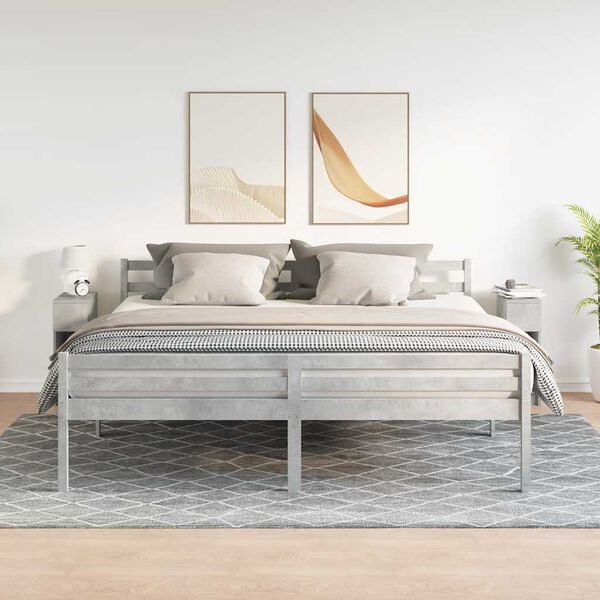 vidaXL n&aacute;ttbor&eth;ssk&aacute;par me&eth; sk&uacute;ffu 2 stk Steinsteypa Gr&aacute;r 20x36x60 cm