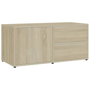 vidaXL Sj&oacute;nvarpssk&aacute;pur Sonoma Eikarlitur 80x34x36 cm Samsettur Vi&eth;ur