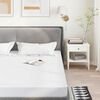 vidaXL D&yacute;nuv&ouml;rn Hv&iacute;t 160x200 cm Vatnsheld