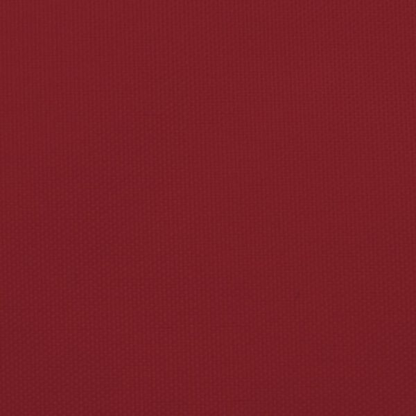 vidaXL S&oacute;lskyggni S&oacute;lsegl Oxfordd&uacute;kur &THORN;r&iacute;hyrnt 5x6x6 m Rautt